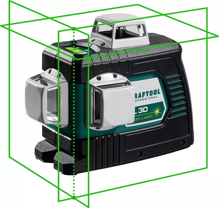 KRAFTOOL LL 3D зеленый лазерный нивелир 